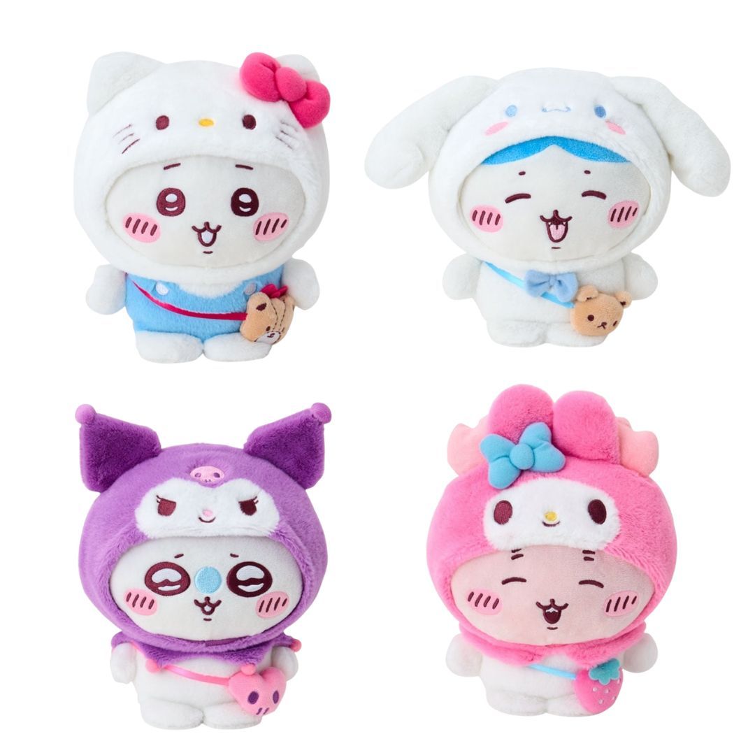 Chiikawa x Sanrio Plushies 💖 Check them out at the link below! 
🛑 buff.ly/EE98uAC 
#Sanrio #Chiikawa