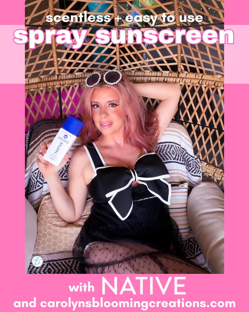 carolynjbraden's tweet image. Loving this Native spray sunscreen I received #complimentary via Influenster ☀️It sprays on like a dream, is totally scentless (no beachy perfume cloud 😂) and I love that it is reef safe and cruelty free too. amazon.com/shop/carolynbr…
#sunscreen