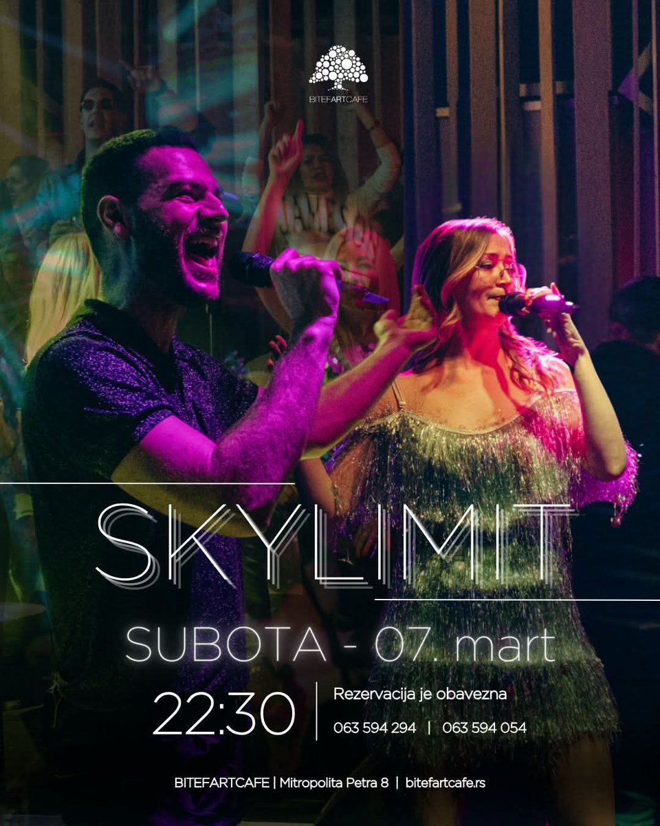 BitefArtCafe's tweet photo. All night. No limit. SKYLIMIT. 🚀🚀🚀

🪩 Skylimit je u Bitefu 🪩 Synth Pop, Rock, R&amp;B, EDM, House 🪩 Sevdah baby, Justin Timberlake, Nipplepeople, Dua Lipa, Miley, AC/DC, Dvornik, Lykke Li, Sia, Oliver Mandić, The Weeknd, Rihanna, Denis&amp;Denis, Bebi Dol, Example...

063.594.294 https://t.co/9aDKR2Nmg5