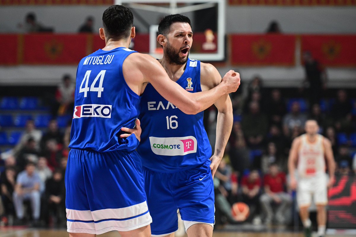 HellenicBF's tweet photo. Μαυροβούνιο - Ελλάδα 65-79 (τελικό)
#MNEGRE #FIBAWC #PantaDipla #StepItUp #HellasBasketball 🏀🇬🇷 https://t.co/y9nmwN3wWD