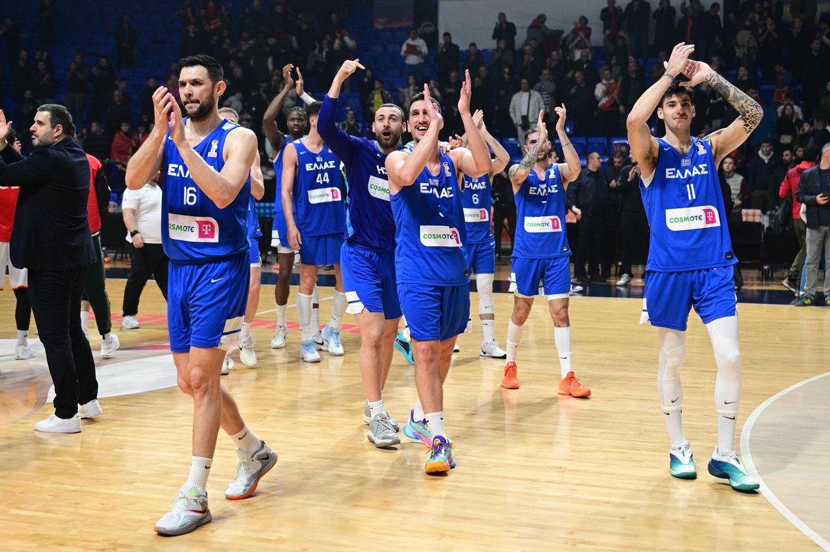 HellenicBF's tweet photo. Μαυροβούνιο - Ελλάδα 65-79 (τελικό)
#MNEGRE #FIBAWC #PantaDipla #StepItUp #HellasBasketball 🏀🇬🇷 https://t.co/y9nmwN3wWD