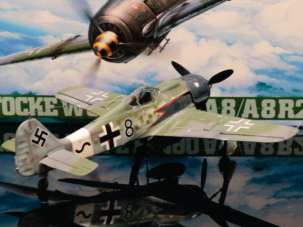 タミヤ フォッケウルフFw190 A-8/A-8 R2 1/48 完成しまた✨ 初めての