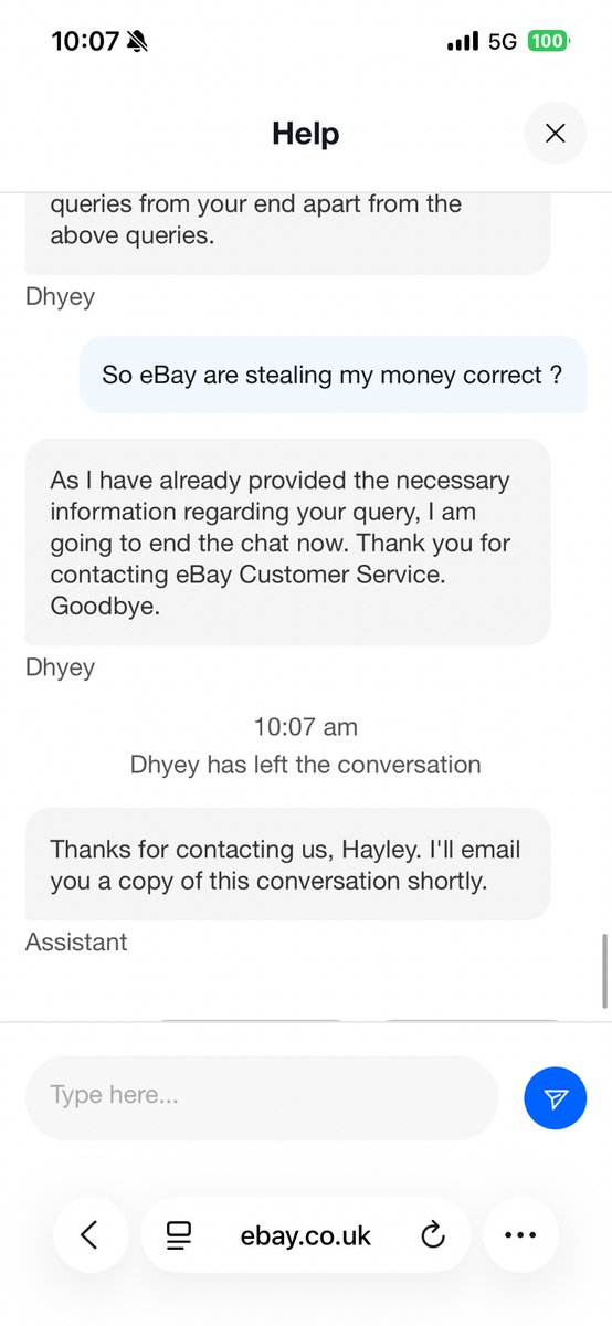 InChequed's tweet photo. EBay like to steal your funds be careful #fraud #eBay  @eBay_UK https://t.co/NS9pdAOuOZ