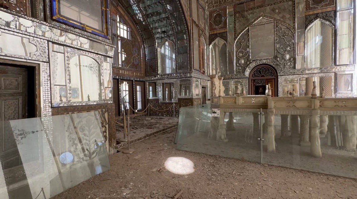 Israel and US bombing campaigns have damaged the Golestan Palace (Kakh-e Golestan) in Tehran. The structure, built in the 15th century,  is a UNESCO-listed World Heritage Site. 

If Iranian monarchists had an iota of decency in their DNA they would be outraged about this.