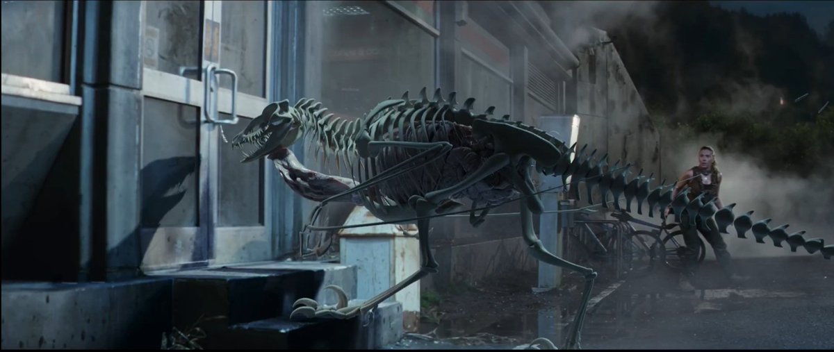 Pyroraptor1234's tweet photo. 🚨Our first official looks at the Mutadon's skeleton. 🚨

#JurassicWorldRebirth https://t.co/c4SARo3Qrx