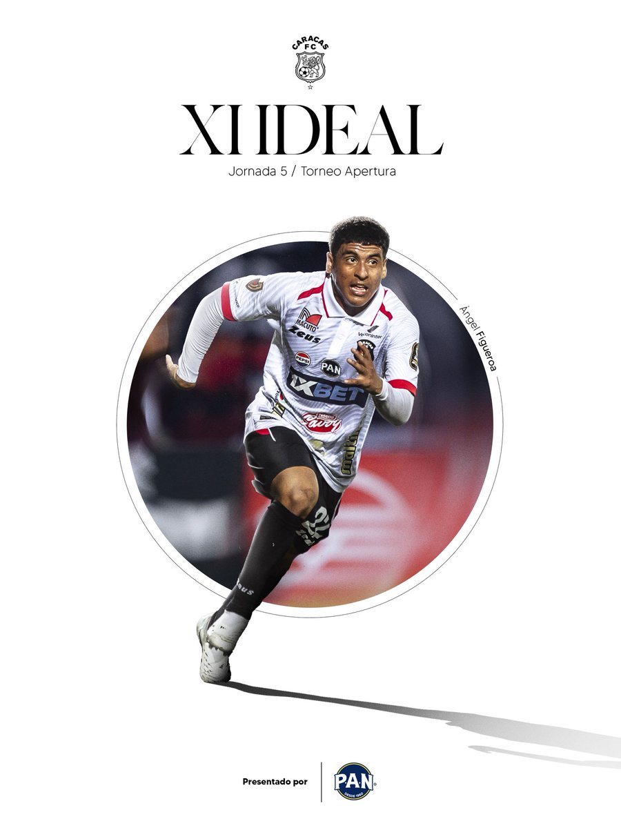 ¡Avileño presente en el equipo ideal de la J5! 🇾🇪👏🏻

¡Vamos por más, Ángel Figueroa! 👊🏻

#SomosCaracas #DaleRo