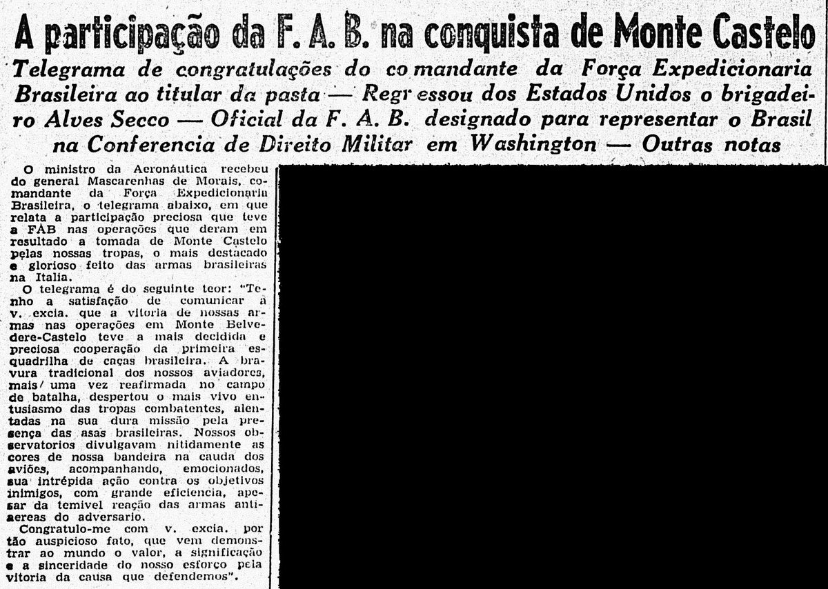 sentandoapua's tweet photo. Notícias da 2ª Guerra: 03MAR1945-A participação da FAB na conquista de Monte Castelo https://t.co/b6XrAGt99l
#MAR45 #DiarioDeNoticias #WWII #FAB #MonteCastelo #conquista @exercitooficial @feb_brasil @fab_oficial https://t.co/3KpRHystQ2