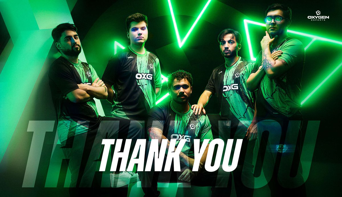 OXG_Esports's tweet photo. Today, we officially announce the release of our R6 team + staff.  

Thank you all for your commitment, hard work, and dedication that you showed to OXG. We wish you all nothing but the best on your next moves 💚 https://t.co/yR8E1VFldJ
