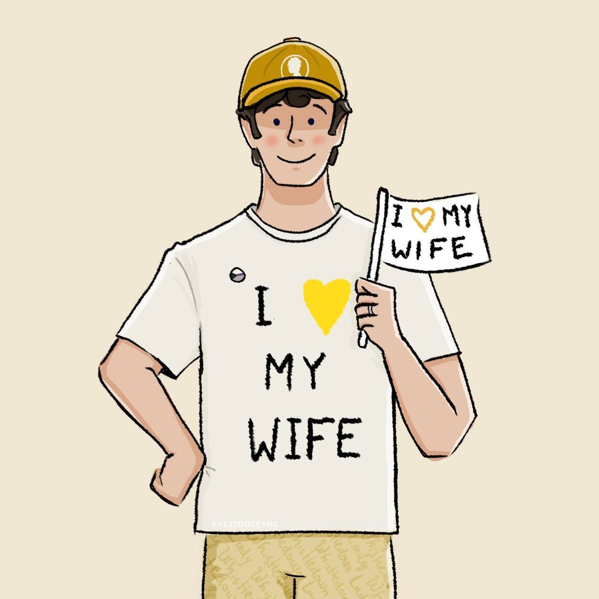 evermoresoc's tweet photo. happy birthday to colin 'my wife' bridgerton https://t.co/tFPbyyioyl