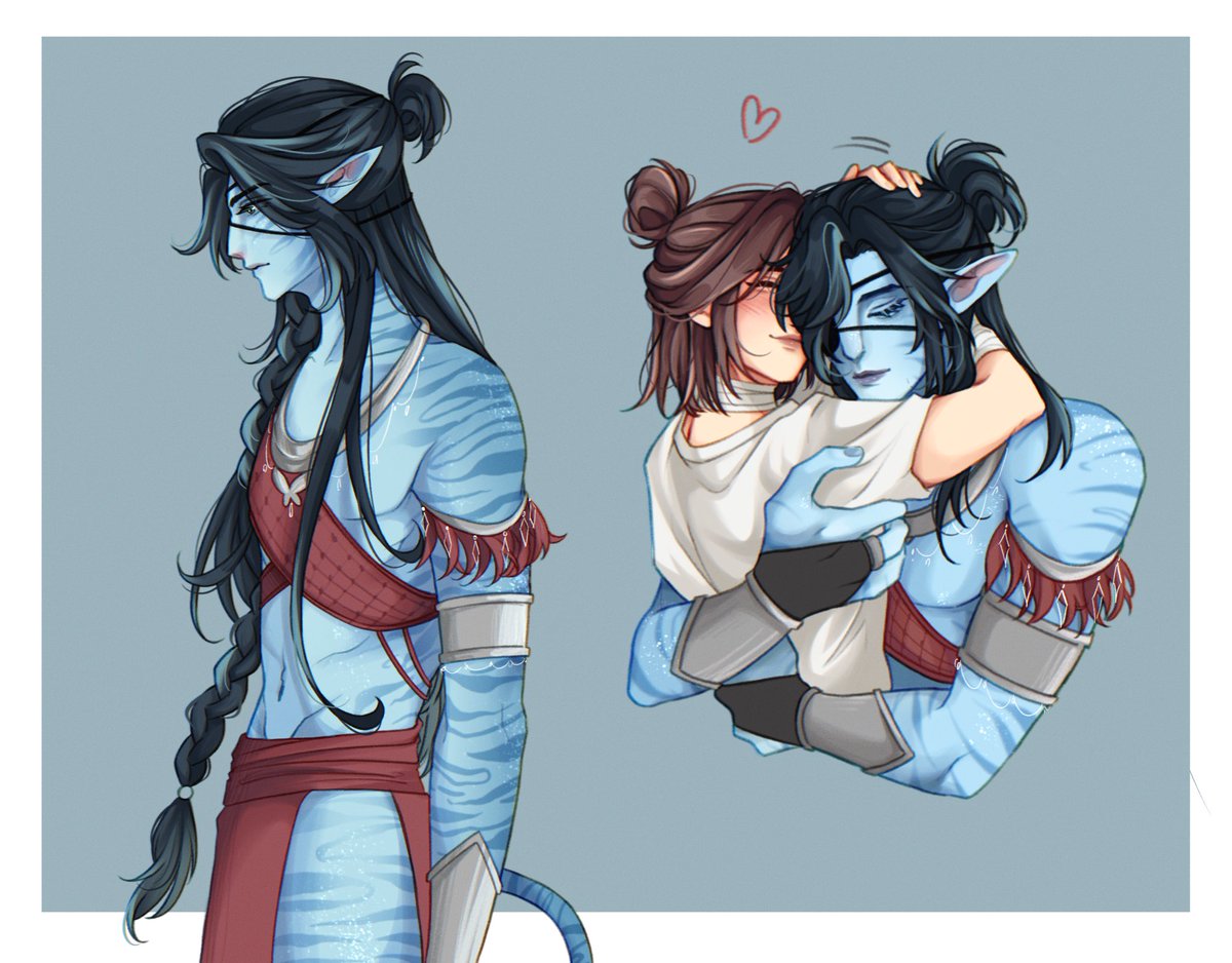 Some more doodles for Avatar AU 🚬🚬 

#TGCF #Hualian #XieLian #HuaCheng