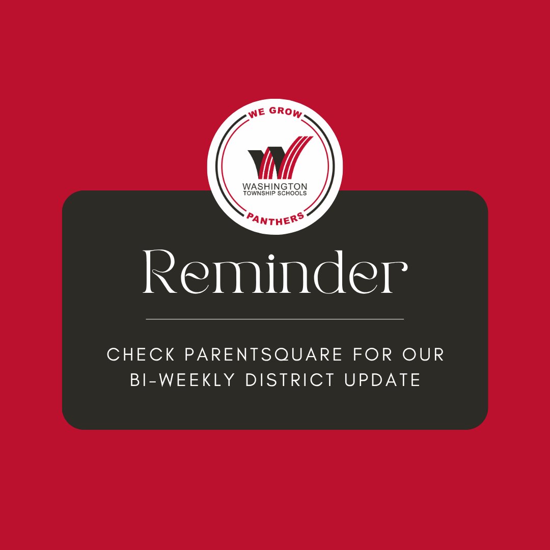 Washington Township Schools tweet media