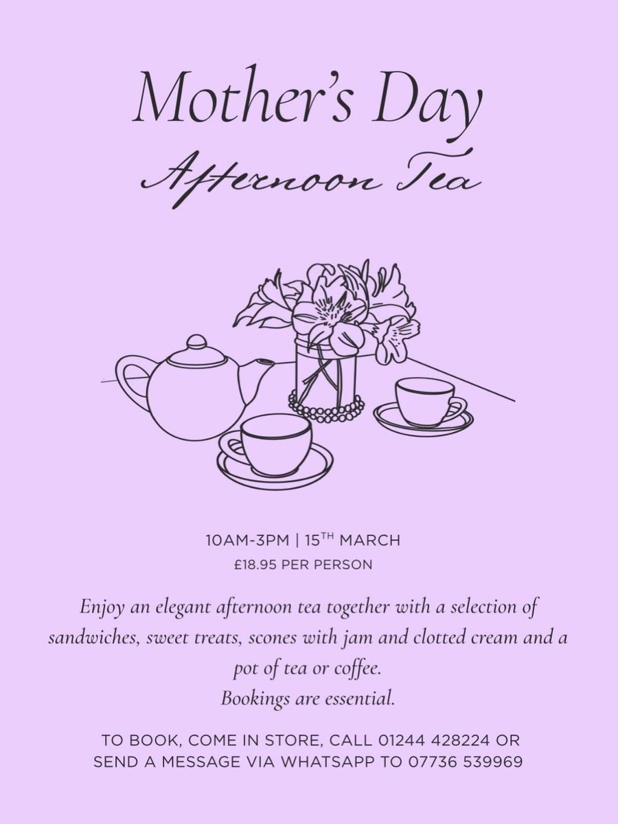 TasteCheshire's tweet image. From their oven to the table — Mother’s Day Afternoon Tea at Humble and Whole Bakery  🌸

On 15th March, they’re inviting guests to enjoy a lovingly homemade Afternoon Tea.
#MothersDay #AfternoonTea #HomemadeCakes #ArtisanBread #BakedOnSite  tastecheshire.com/local-producer…