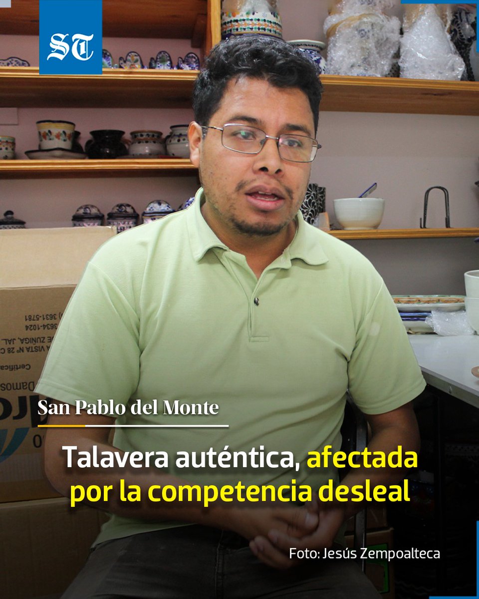 SoldeTlaxcala's tweet image. 🏺⚠️ Artesanos de San Pablo del Monte advierten que la cerámica #industrial está afectando la venta de #talavera auténtica.

Solo 11 talleres cumplen con #procesos tradicionales y normativos.
¿Sabes cómo identificar la original?  👇

tinyurl.com/y95dk23w