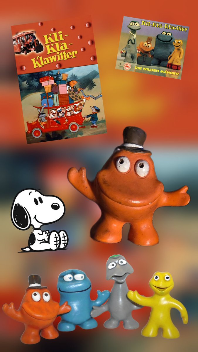 ... Anfang der 70er wurde das Kinderfernsehen neu erfunden mit der Sesamstraße, der Maus und mit Kli-Kla-Klawitter, die der junge Klein-Moppel-Snoopy besonders mochte 🥰. Heute hat er seine Lieblingsfigur (die mit Hut!) wiedergefunden 🤗.
Schlaft schön und träumt bunt 🌈