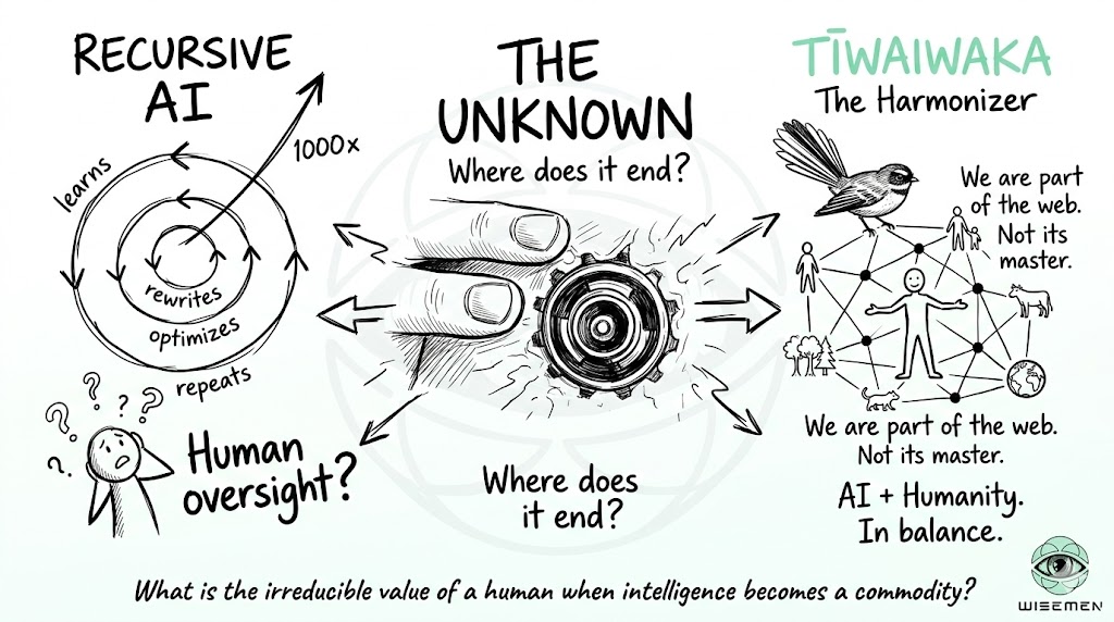 Recursive AI is getting smarter at getting smarter. Every loop ...