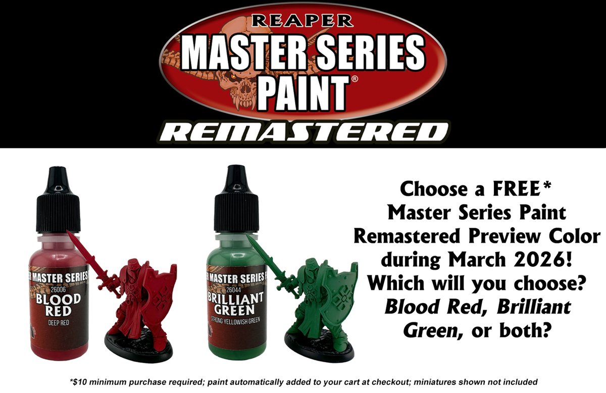 Reaper Miniatures tweet media