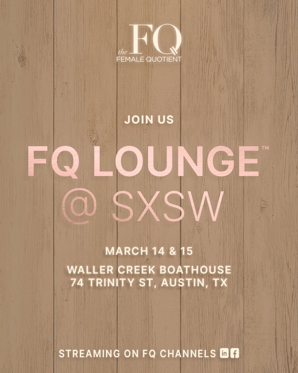 The Female Quotient tweet media