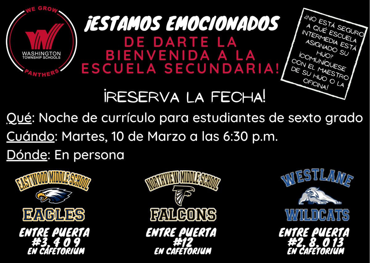 Washington Township Schools tweet media