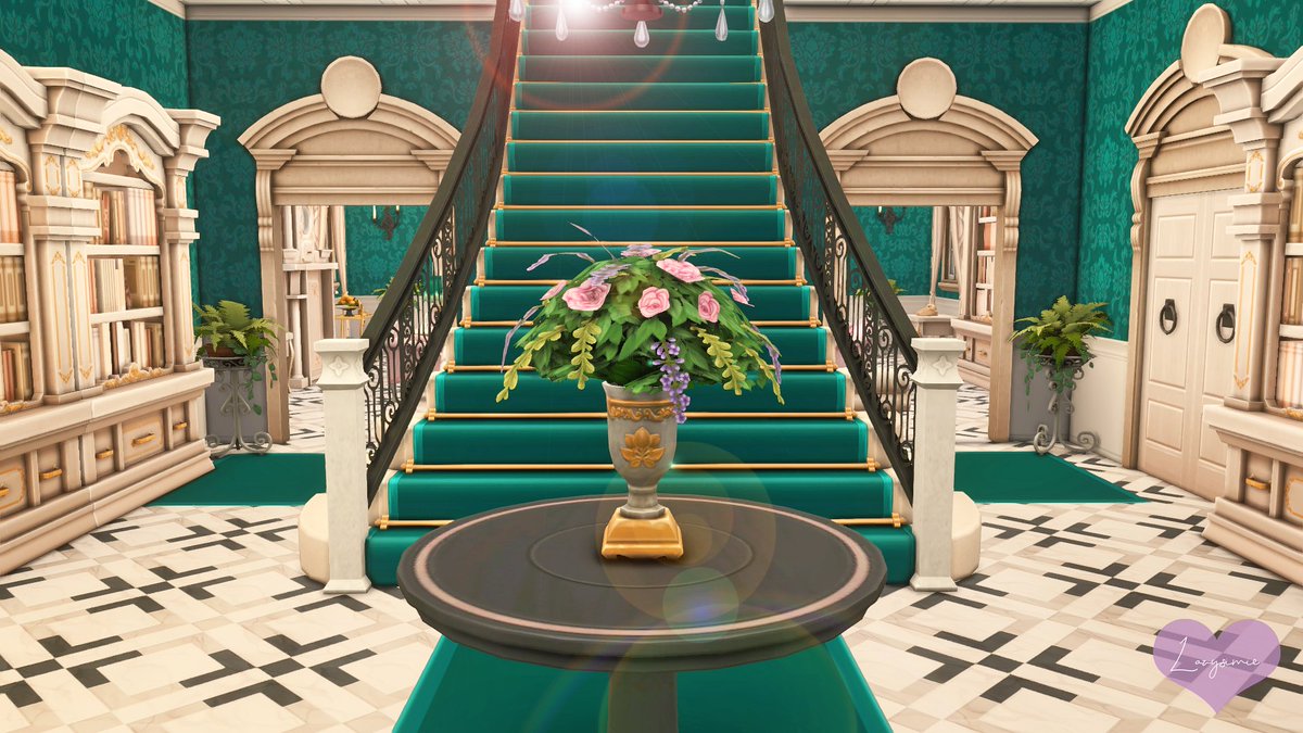 lazysimie's tweet photo. Bellacorde Manor 🤍🌸

♡ l Gallery ID: Lazysimie
♡ l No CC

#TheSims #TheSims4  #simsbuilds #RoyaltyandLegacy #Ondarion #ShowUsYourBuilds #ts4 @TheSims https://t.co/z38TzHJ6UE