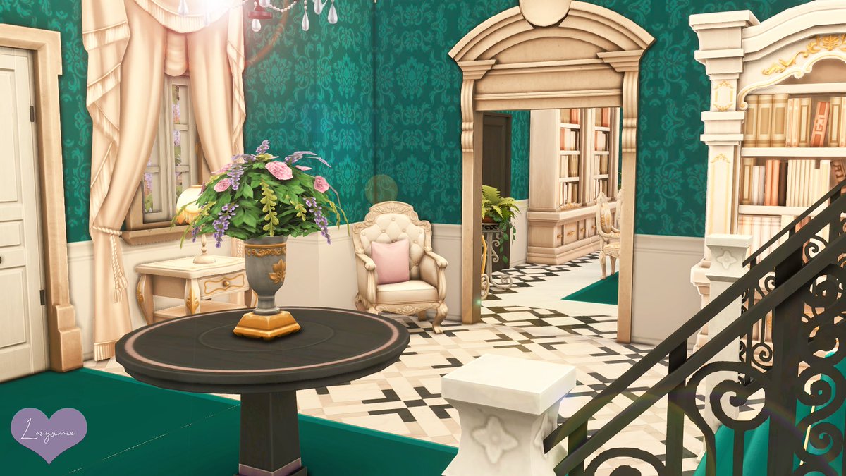 lazysimie's tweet photo. Bellacorde Manor 🤍🌸

♡ l Gallery ID: Lazysimie
♡ l No CC

#TheSims #TheSims4  #simsbuilds #RoyaltyandLegacy #Ondarion #ShowUsYourBuilds #ts4 @TheSims https://t.co/z38TzHJ6UE