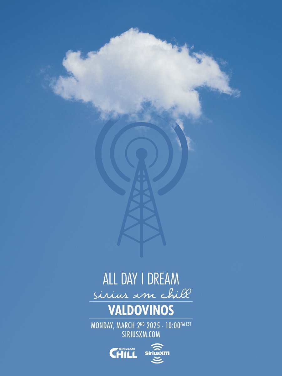 AllDayIDreamOf's tweet photo. Valdovinos is taking the airwaves. Catch his exclusive @SIRIUSXM  mix tonight and drift away 🌙 https://t.co/BXz21Ns9hg