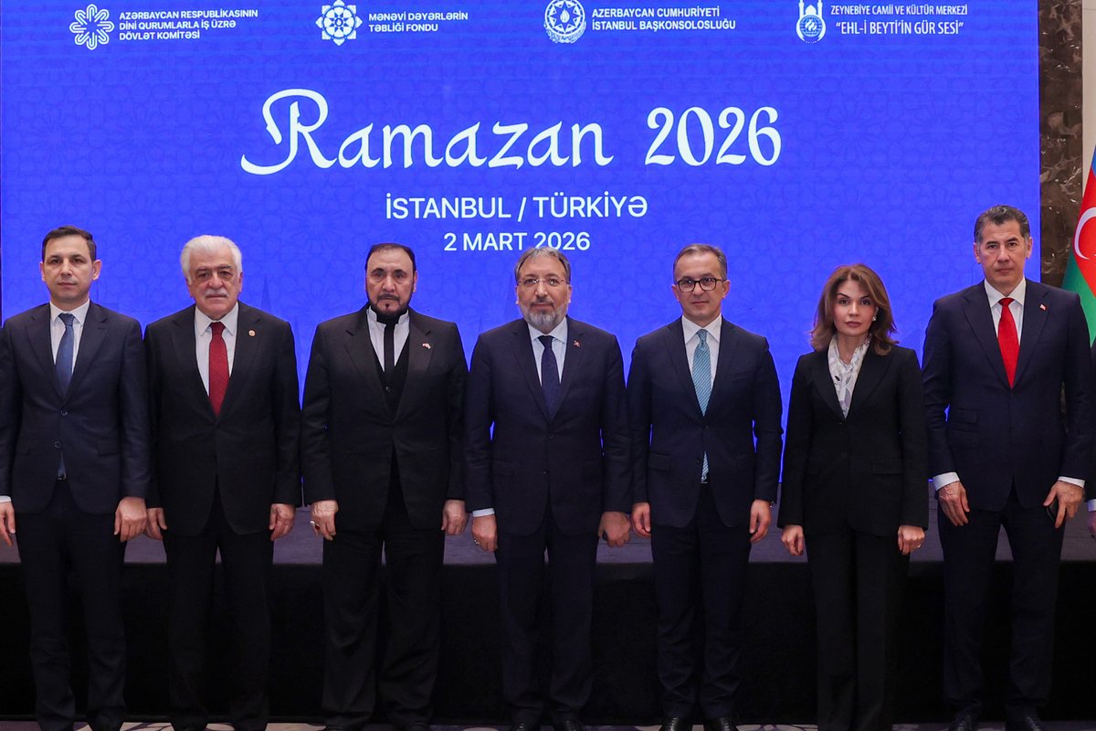 Diyanet İşleri Başkanı Prof. Dr. Safi Arpaguş, Azerbaycan Cumhuriyeti Dini Kurumlarla İş Üzre Devlet Komitesi tarafından İstanbul’da düzenlenen iftar programına katıldı.

diyanet.gov.tr/tr-TR/Kurumsal…