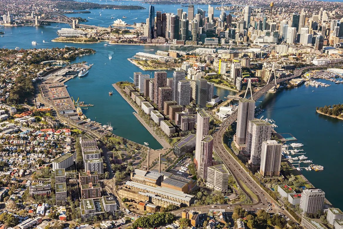 The bulk of operations at Sydney Harbour’s last working port will be scrapped to make way for up to 8500 homes built around a metro train station, in a dramatic reshaping of the city’s foreshore that will provide public access to the waterfront for the first time in a century.