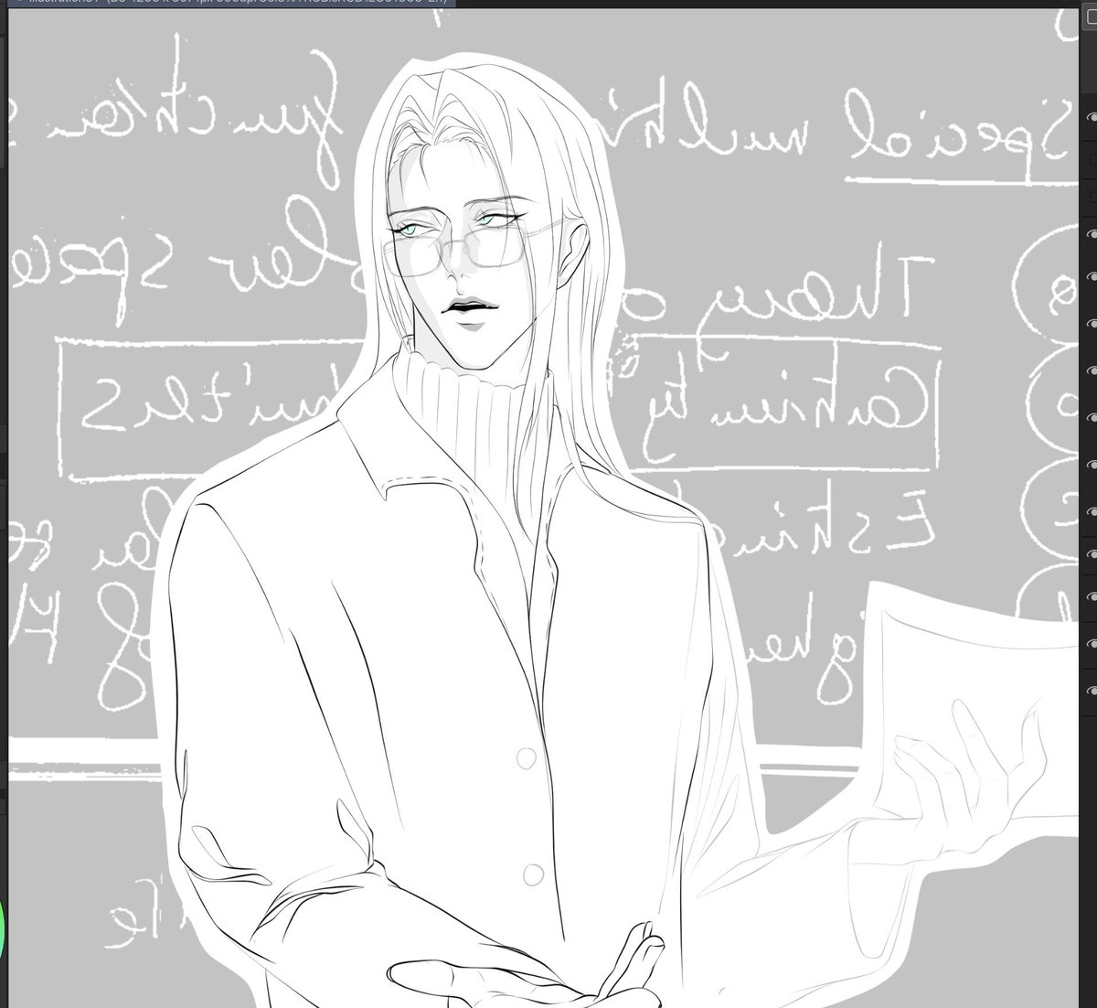 perianth_per's tweet photo. Teaching the teach
#wip #Sephiroth https://t.co/vHibsfmTZP