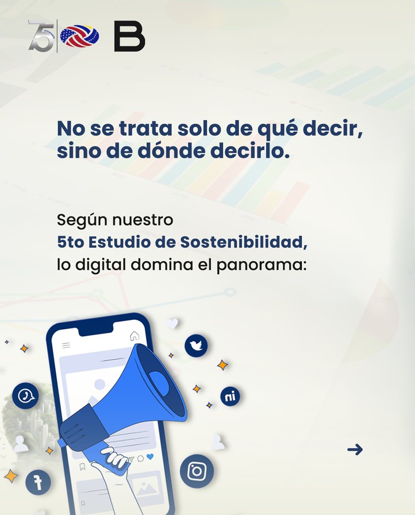 BV_Online's tweet photo. ¿Estás invirtiendo en los canales correctos o solo estás siguiendo la tradición? 💸

El #5toEstudiodeSostenibilidad es claro: la era de la publicidad tradicional como pilar fundamental ha quedado atrás, captando apenas un 6% de la atención en temas de impacto social. https://t.co/RgVJjyuQpk