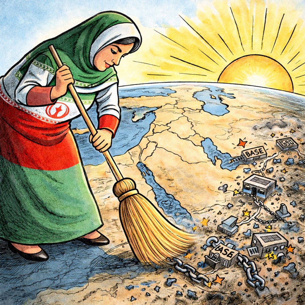 أنا مع أي حد و أي حاجة ضد إسرائيل، فقلباً وقالباً مع إيران بغض النظر عن قصفها للخليج لإنها بتقصف أمريكا وإعتداءاتها من قواعد الخليج

الدولة اللي تقبل جزء من أرضها يبقى ملك للعدو ما تزعلش لما تتقصف ولو الخليج عايز يدافع عن نفسه أولى به يطرد القواعد الأمريكية ويتحد ضد عدونا الحقيقي