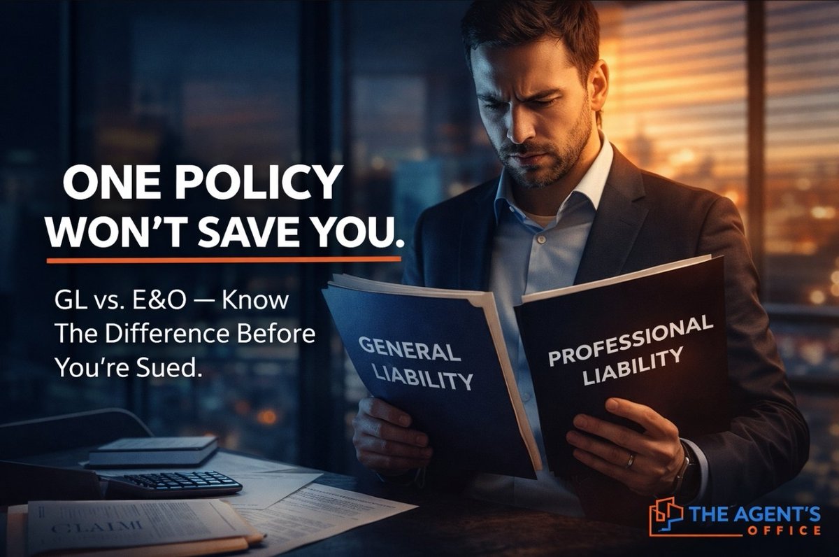 theagentsoffice's tweet image. Quick test: Do you sell a product, or do you sell your judgment? Your answer decides the policy you need.

theagentsoffice.com/general-liabil…

#BusinessOwner #TexasBusinessOwner #LiabilityCoverage #Consulting #ITServices #MarketingAgency #RealEstateTexas #SmallBusinessTips #DFW #FriscoTX