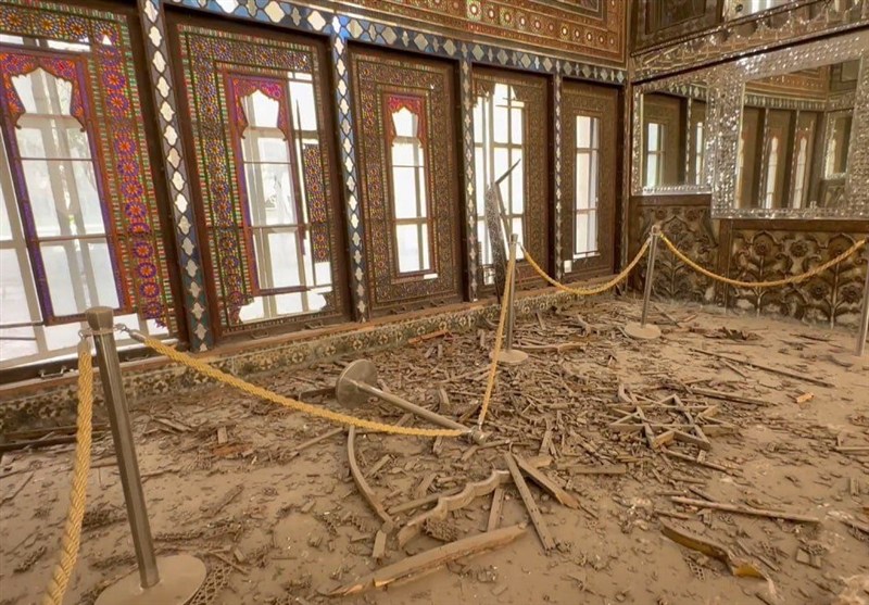SergenCirkin's tweet photo. Unesco listesinde bulunan Türk-İran mimarlık tarihinin şaheserlerinden... Tahran'daki ünlü Gülistan Sarayı'nın son hali... https://t.co/mldGcmclf0