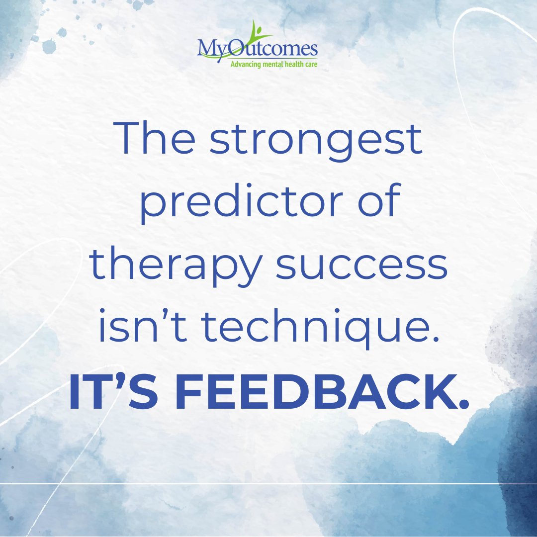 MyOutcomes's tweet photo. Research shows routine progress feedback reduces psychotherapy dropout by ~20% and outcomes improve.
Explore "https://t.co/mocJmRhYo9
#MeasurementBasedCare #MentalHealthCare #TherapyOutcomes #ClinicalPractice https://t.co/9ykimc3I0Z
