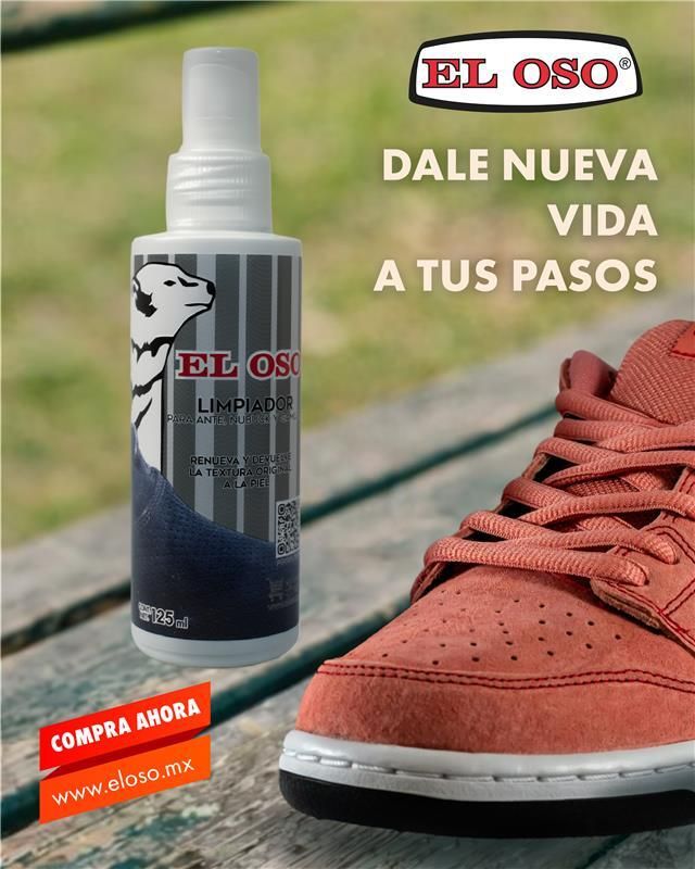 🤩La primavera también se nota en el color.✨
Devuélvele la vida a tu calzado favorito sin cambiar su esencia con nuestro renovador de color para ante, nubuck y gamuza.🐻‍❄️🤍
🌐 Compra ahora en eloso.mx
#DaleNuevaVidaATusPasos #ElOsoMX