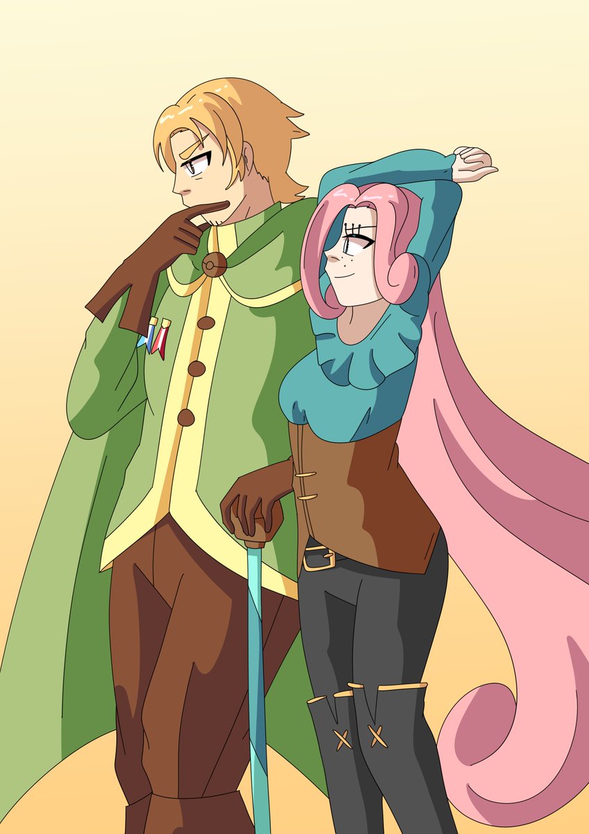 MiiInvierno's tweet photo. Rivals 🎶🌸

#pokemonz @Eric_Lostie https://t.co/cQPvF6OjGs