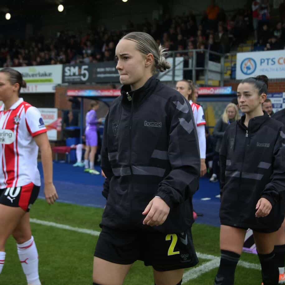 SAFCWomen's tweet photo. Izzy Atkinson has been ruled out for the remainder of the season following a back injury. Izzy will now undergo a period of rehabilitation at the Academy of Light. 

We're all with you, Izzy 💪 https://t.co/9I79BxMkEh