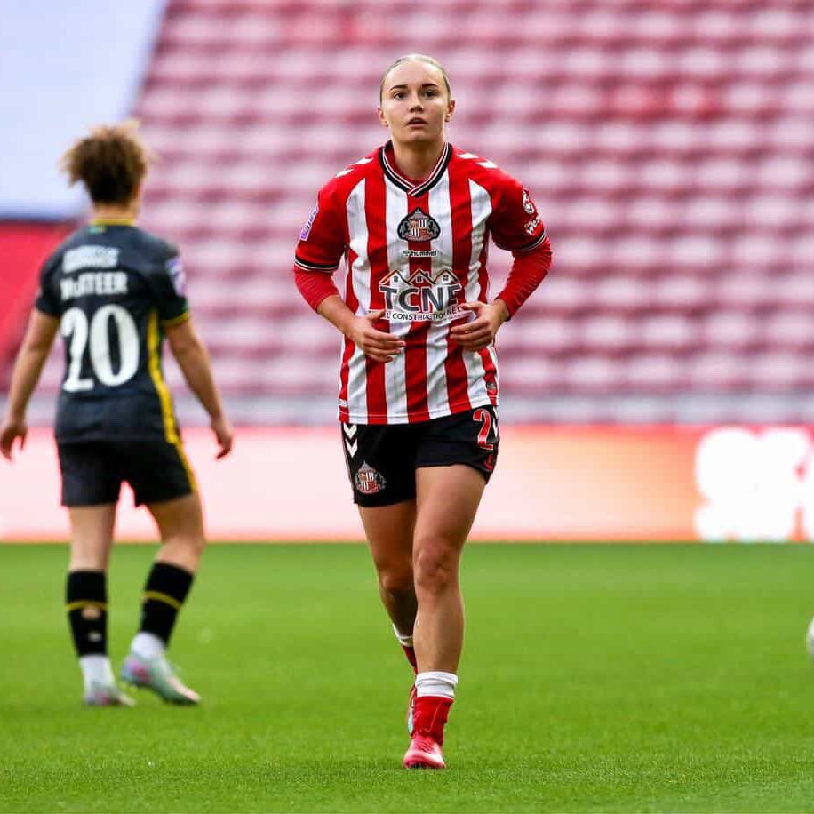 SAFCWomen's tweet photo. Izzy Atkinson has been ruled out for the remainder of the season following a back injury. Izzy will now undergo a period of rehabilitation at the Academy of Light. 

We're all with you, Izzy 💪 https://t.co/9I79BxMkEh