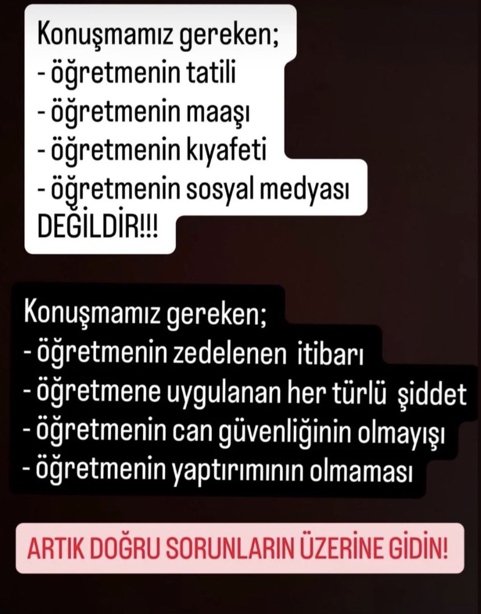 !!! #ÖğretmenSahipsizDeğildir