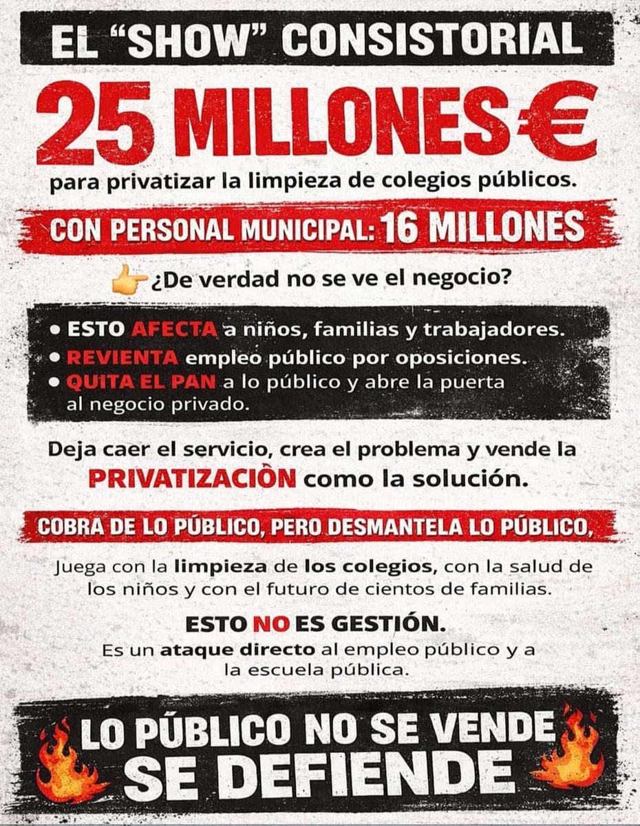 <a href="/OTROAYTOESPOS/">PLATAFORMA OTRO AYTO ES POSIBLE SEVILLA</a> Bravo por los " notas del cubo" a ver si llegan hasta el consistorio y limpian toda la " basura" que hay allí.