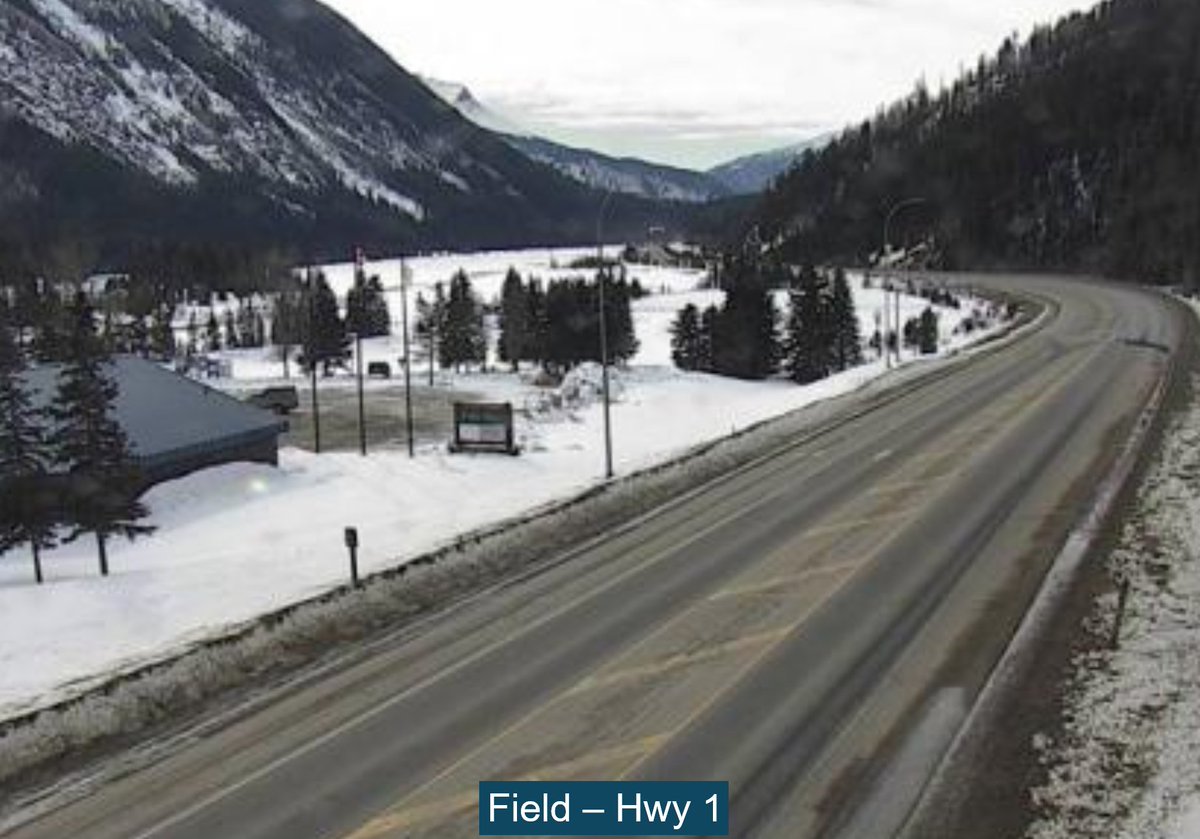 DriveBC's tweet photo. 🛣️ A Look Around BC.
#FieldBC #BCHwy1
Current conditions as of 12:25pm Monday 2 March 2026: mostly cloudy and 5 degrees.
Today's forecast: partial clearing and windy with a high of 5 degrees.
https://t.co/MNovn5LekK https://t.co/xe5J6Ql8b4