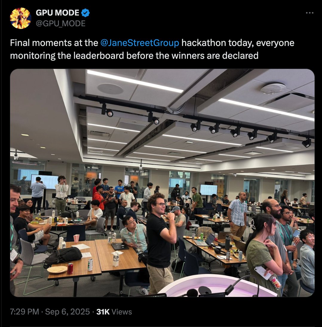 GPU MODE tweet media