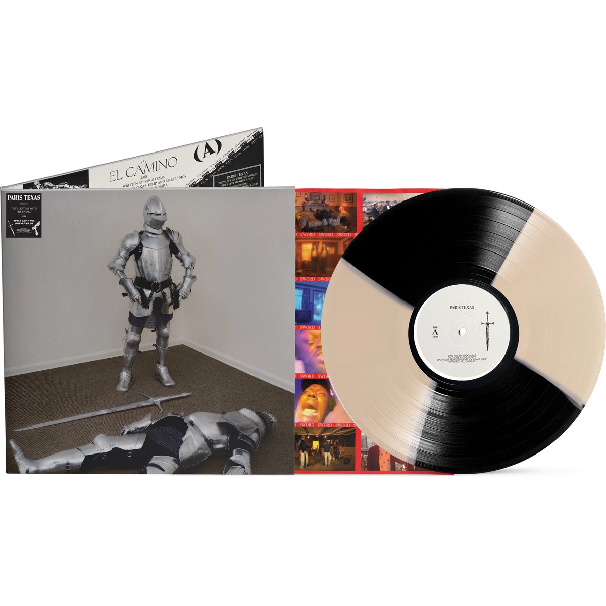 99Vinyl's tweet photo. 🚨 Vinyl Release

Paris Texas - TLMWASG

Tan and Black Vinyl

Side A: They Left Me With The Sword
Side B: They Left Me With A Gun

https://t.co/rSCy5NzIMC https://t.co/4wPQBDYUpr