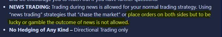 DyerDipsTrading's tweet photo. Did #apextraderfunding just nerf all the news trading “strategies” with their new update, or were the rules always stated this way and people just got away with it? https://t.co/4fwY9WjXxi