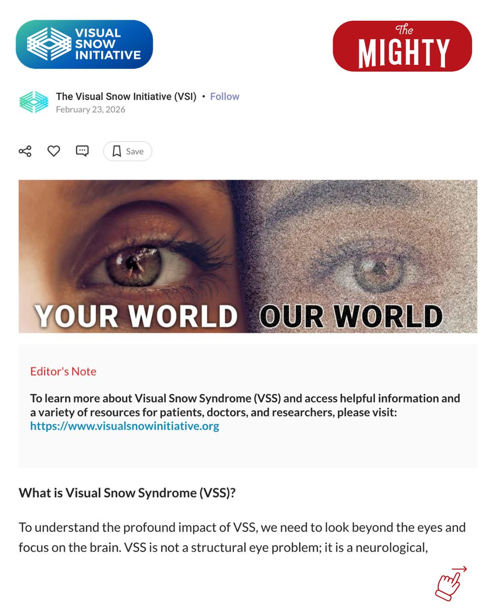 Visual Snow Initiative tweet media