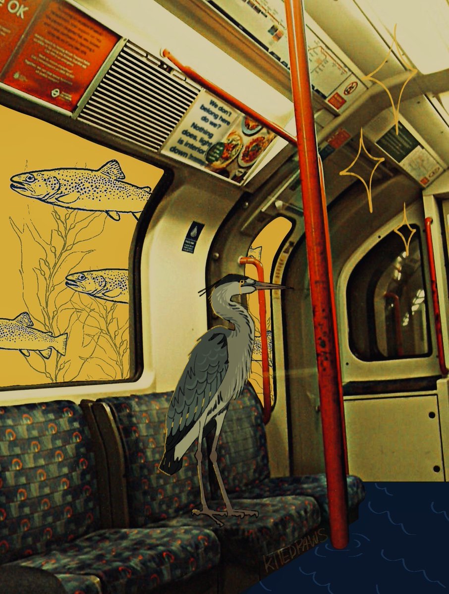 Underground is a weird place by kitedraws