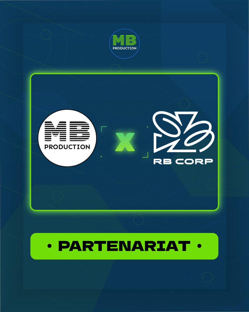 🎉 PARTENARIAT 🎉

Nous avons le plaisir de vous annoncer que <a href="/mb_esports_prod/">MB Esports Production</a> vont produire les match pour <a href="/RBcorpesport/">RB Corp</a>, alors retrouvez nous sur Valorant prochainement !!!