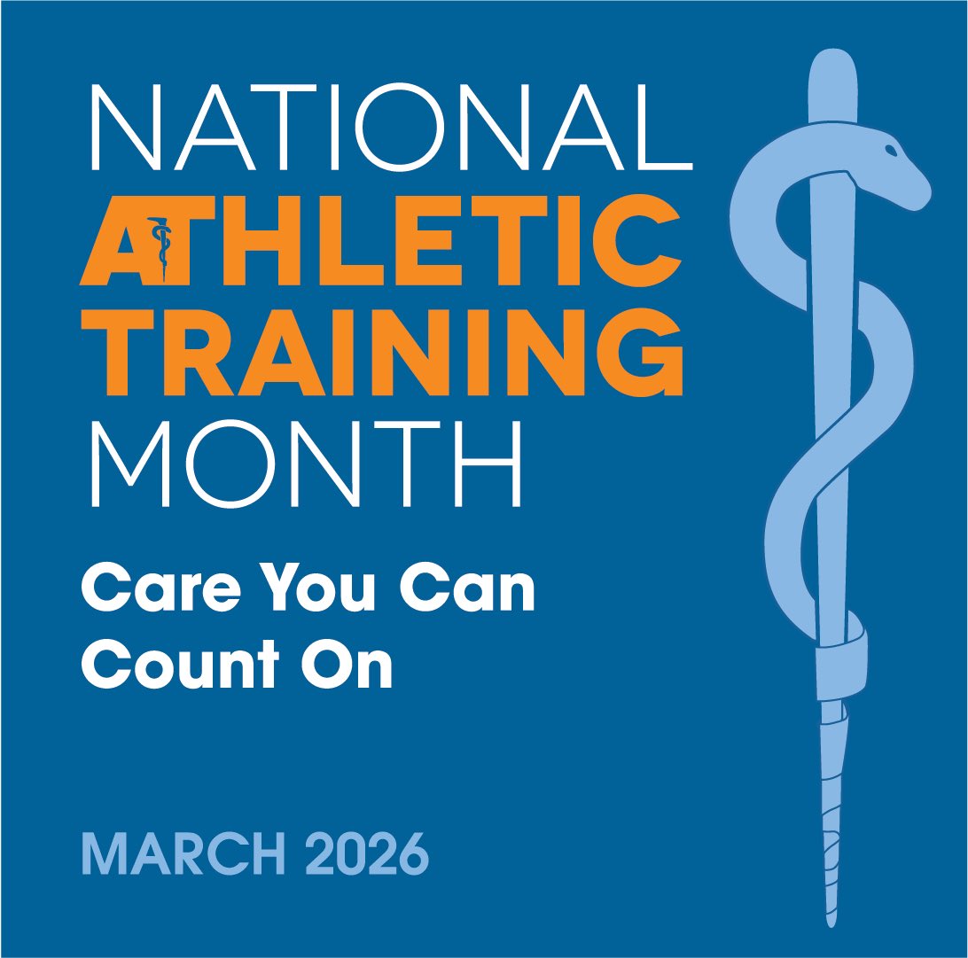 StacySlack's tweet photo. Happy National Athletic Training Month to all my Athletic Training colleagues and friends! #CLEclinicAT26! #NATM2026 https://t.co/9nCL33aejg