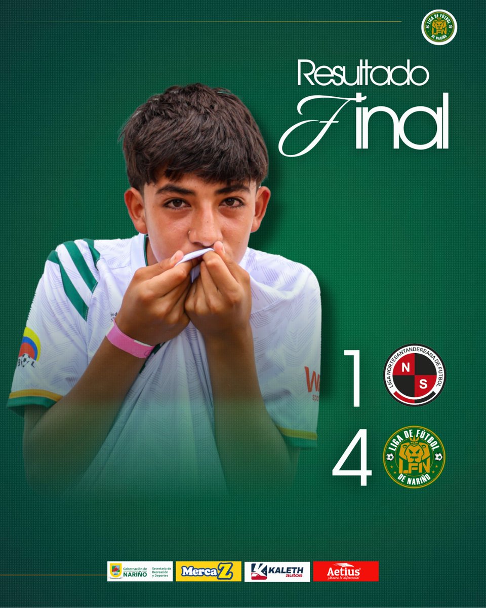 La selección Nariño venció 4-1 a Norte de Santander en la primera fecha de la Copa Win Sports 2026 Sub-15 , fase clasificatoria, Grupo 6 en Bogotá. Los tres primeros de los seis participantes clasifican a la fase final. Este martes Nariño enfrentará a Guaviare (11:00 a.m.).