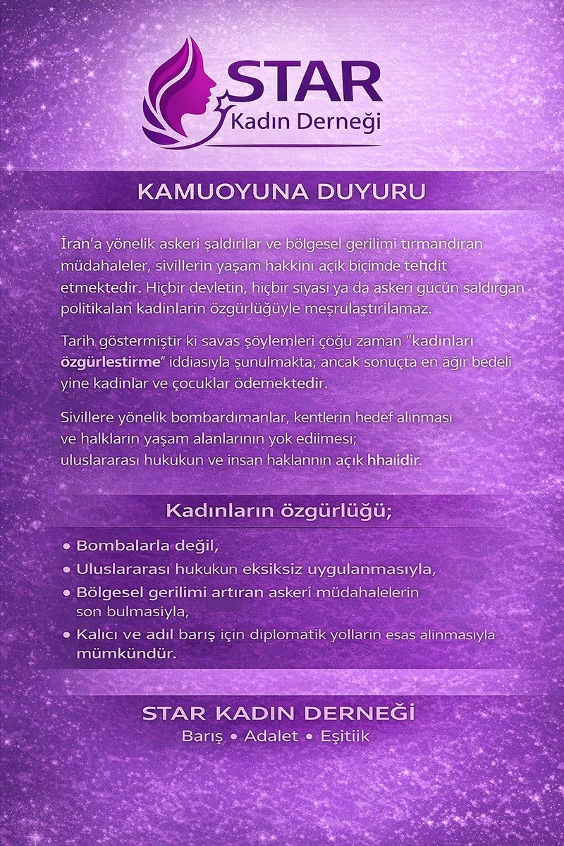 Star Kadın Derneği tweet media