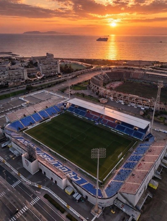 Unipol Domus, Cagliari. 

Former World Cup Italia 90 venue, Stadio Sant'Elia, sitting abandoned beside it.